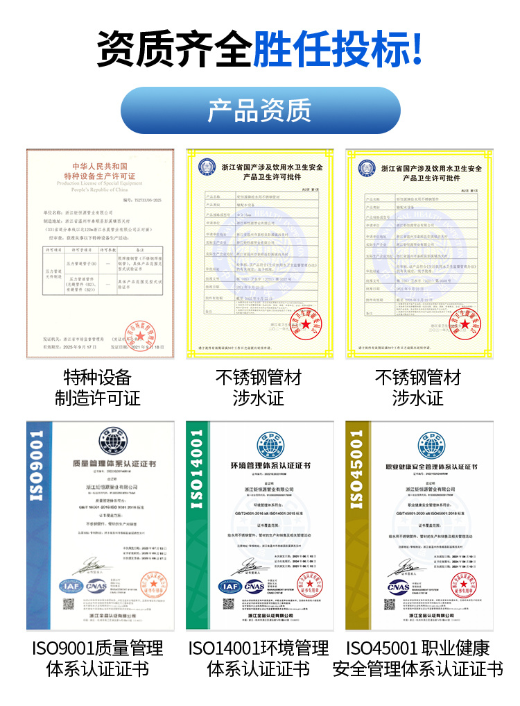 钜恒源 304/316法兰 沟槽卡压管件自来水供水管材 酒店管件示例图7